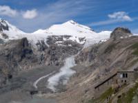 Ausblick von der Kaiser Franz Josefs Höhe (2369m) zu Johannisberg und Pasterze